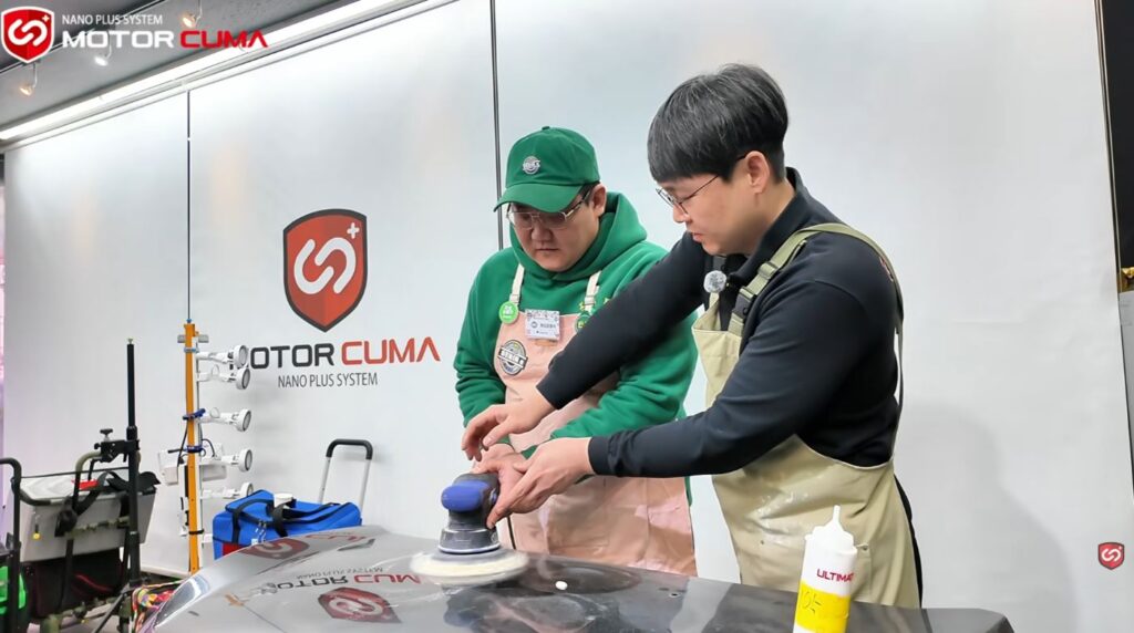 폴리싱아카데미 연마점 교육중